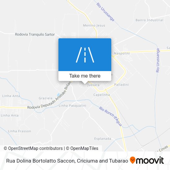 Rua Dolina Bortolatto Saccon map