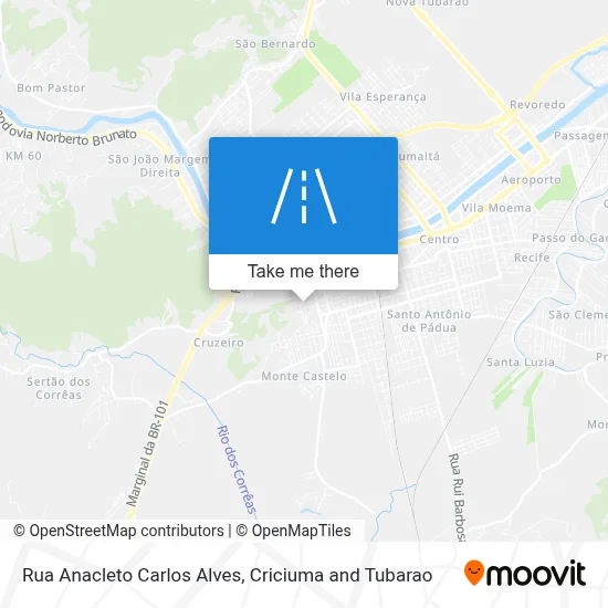 Rua Anacleto Carlos Alves map