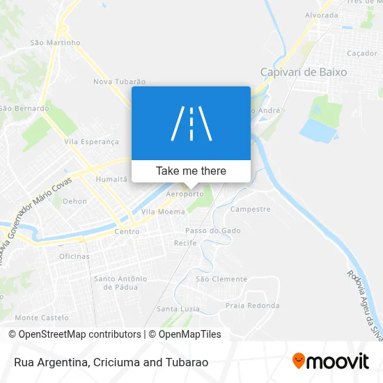 Rua Argentina map