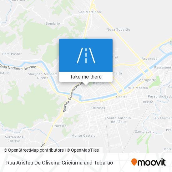 Rua Aristeu De Oliveira map