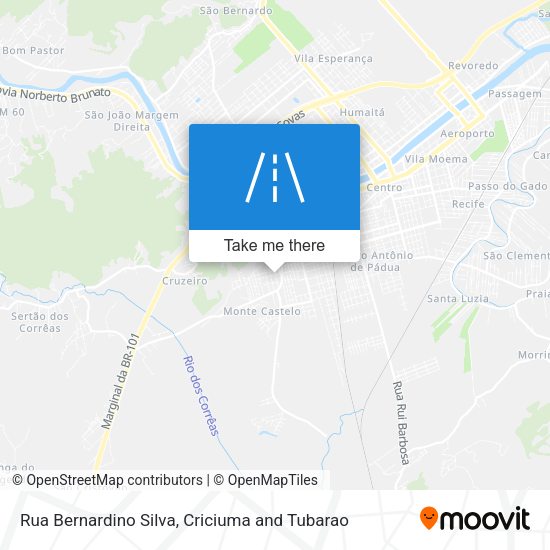 Rua Bernardino Silva map