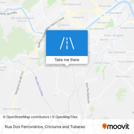 Rua Dos Ferroviários map