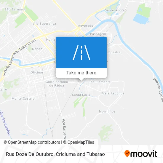 Rua Doze De Outubro map