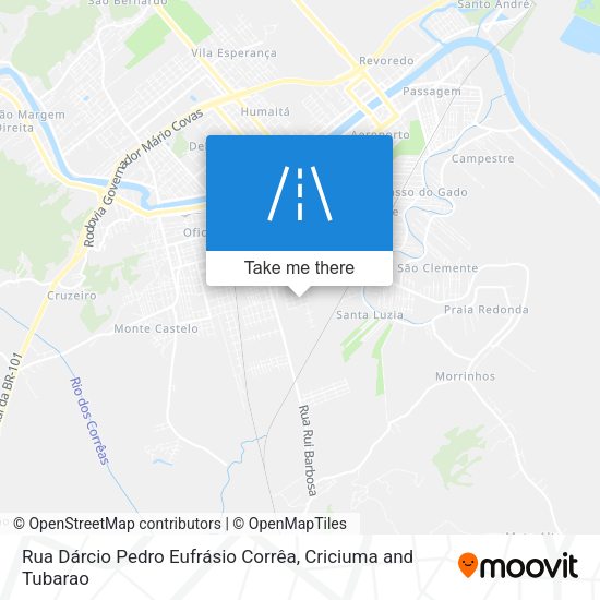 Rua Dárcio Pedro Eufrásio Corrêa map