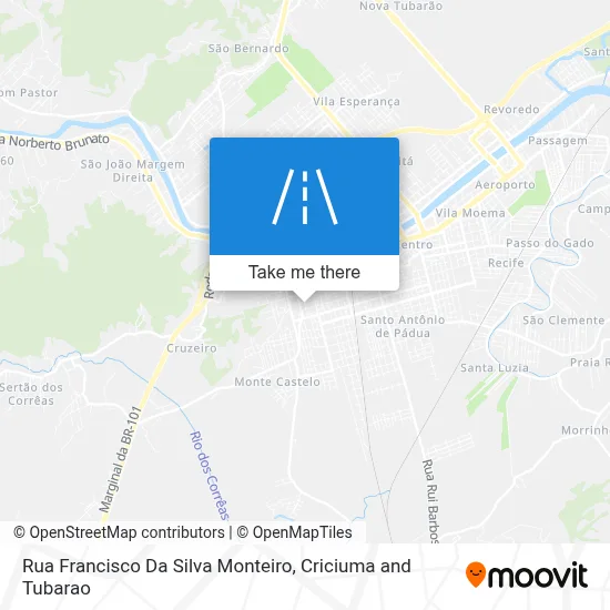 Rua Francisco Da Silva Monteiro map