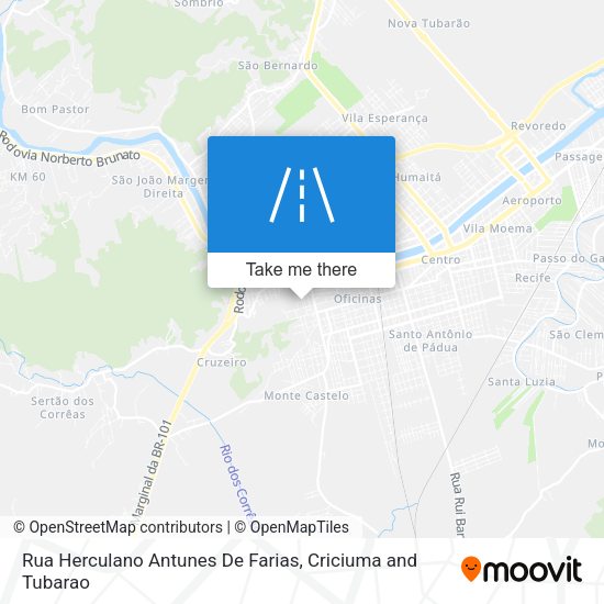 Rua Herculano Antunes De Farias map