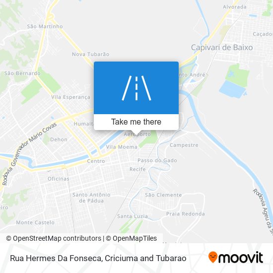 Rua Hermes Da Fonseca map