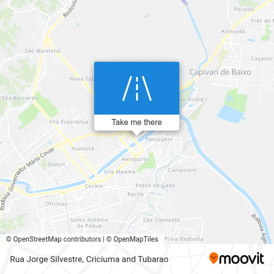 Rua Jorge Silvestre map