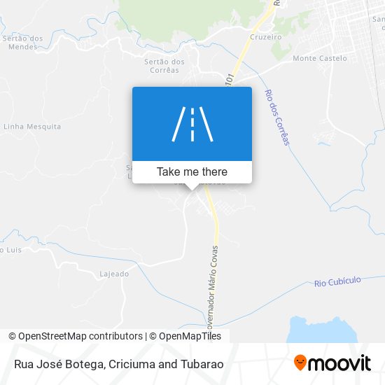 Rua José Botega map