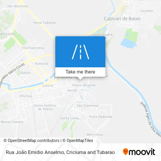 Rua João Emídio Anselmo map