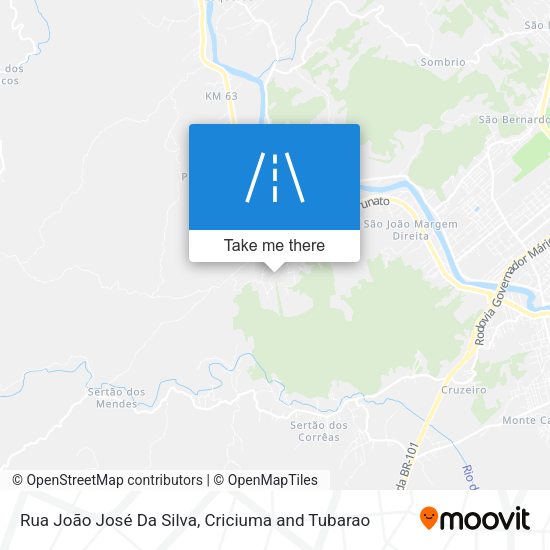 Rua João José Da Silva map