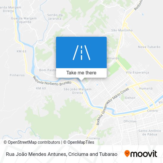 Rua João Mendes Antunes map