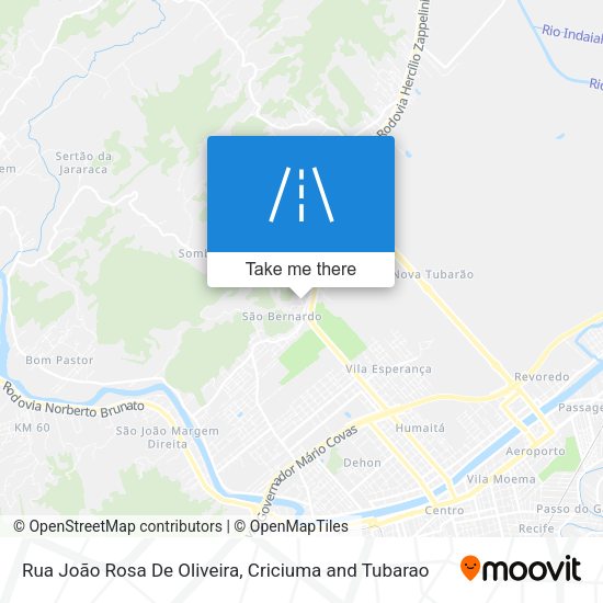 Rua João Rosa De Oliveira map