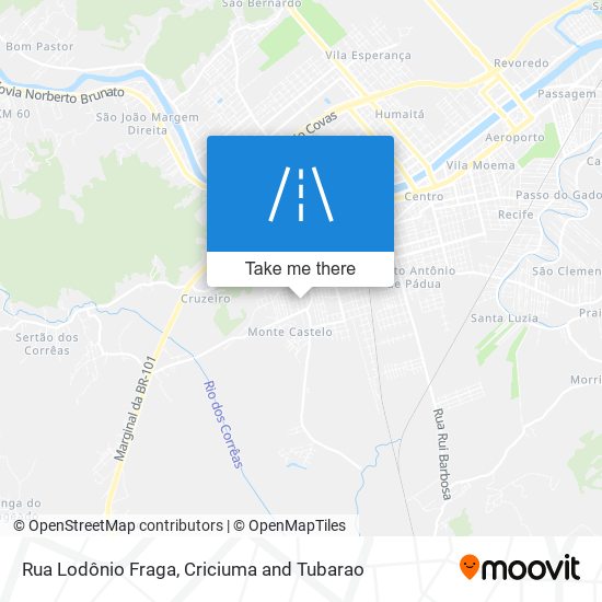 Rua Lodônio Fraga map