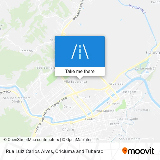 Rua Luiz Carlos Alves map