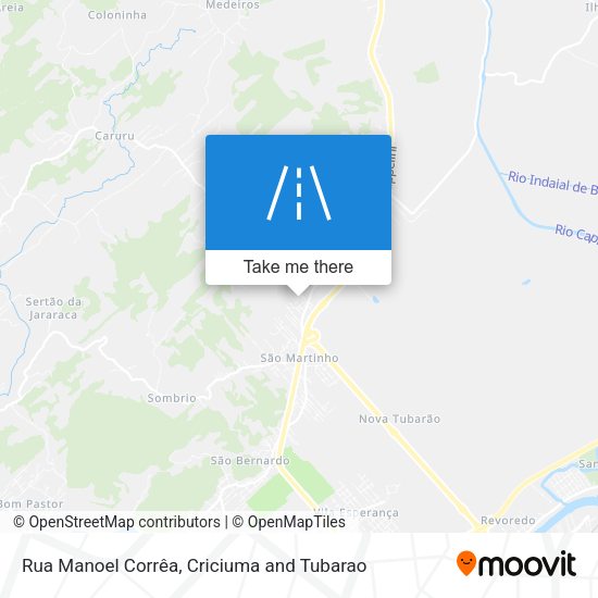 Rua Manoel Corrêa map