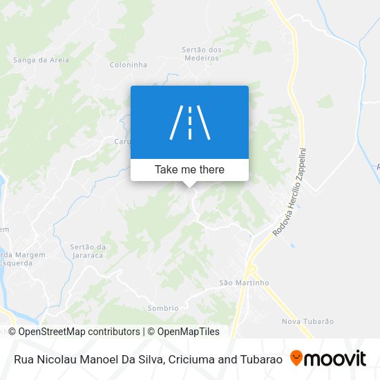 Rua Nicolau Manoel Da Silva map