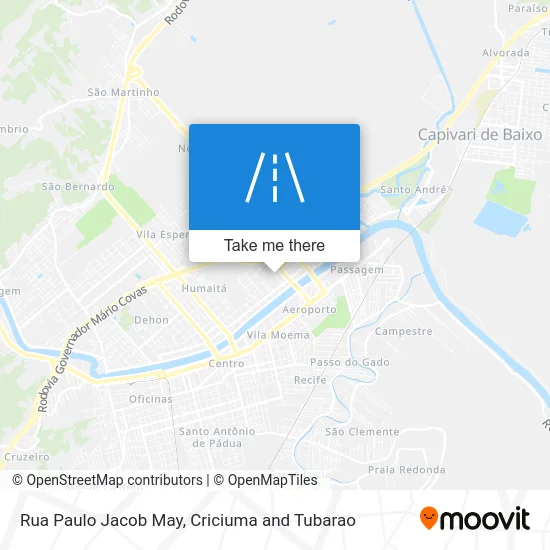 Rua Paulo Jacob May map