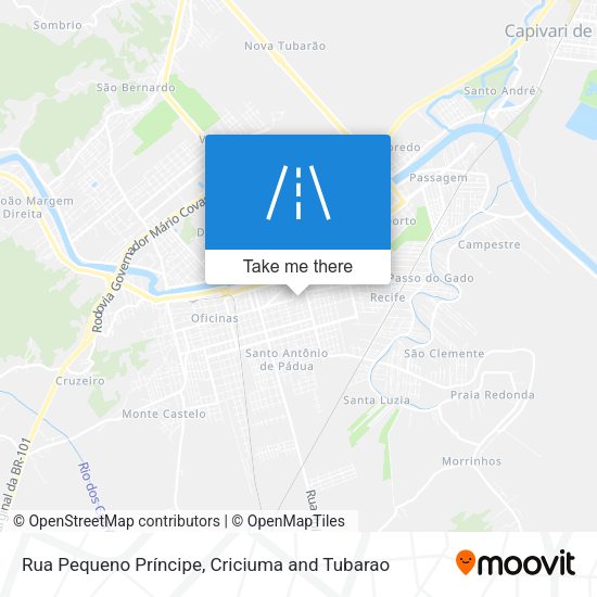 Rua Pequeno Príncipe map