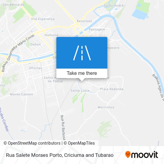 Rua Salete Moraes Porto map