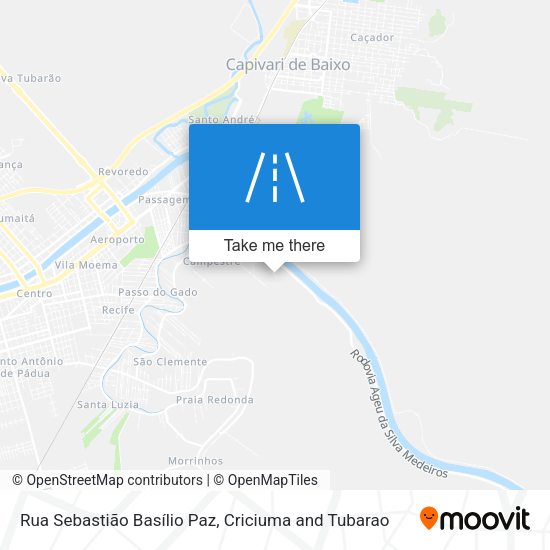 Rua Sebastião Basílio Paz map