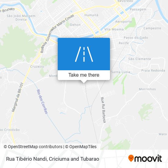 Mapa Rua Tibério Nandi