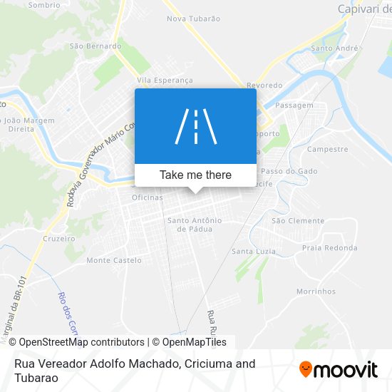 Rua Vereador Adolfo Machado map