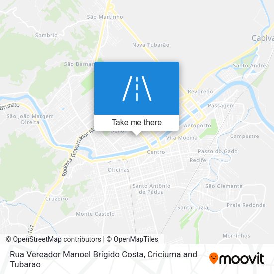 Rua Vereador Manoel Brígido Costa map