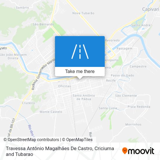 Travessa Antônio Magalhães De Castro map