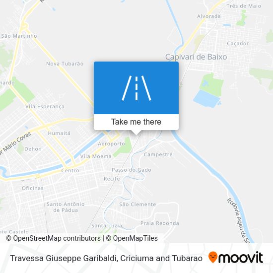Travessa Giuseppe Garibaldi map