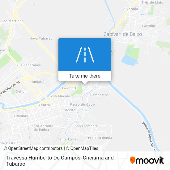 Travessa Humberto De Campos map