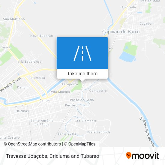 Travessa Joaçaba map