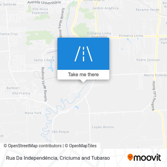 Rua Da Independência map
