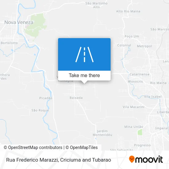 Rua Frederico Marazzi map