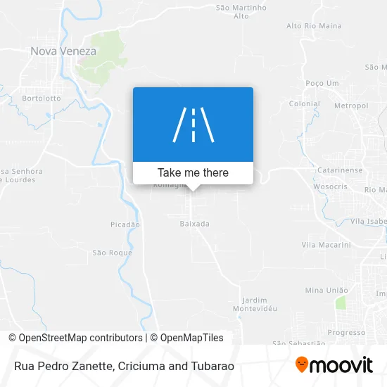 Rua Pedro Zanette map
