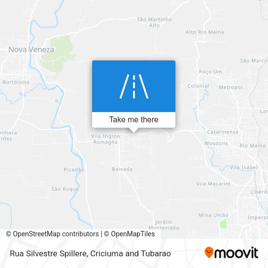 Rua Silvestre Spillere map