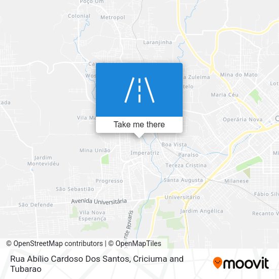 Rua Abílio Cardoso Dos Santos map