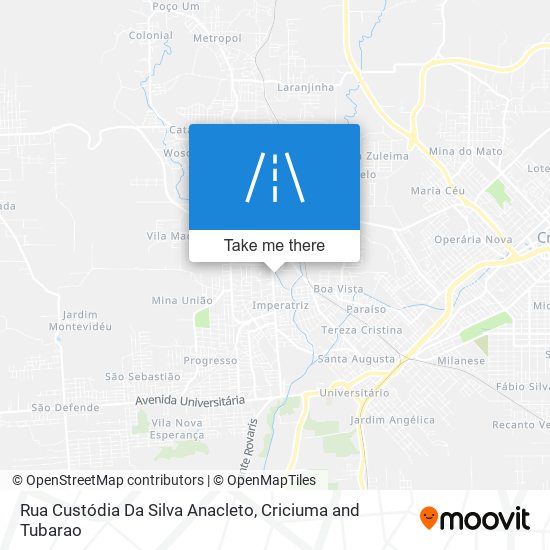 Rua Custódia Da Silva Anacleto map