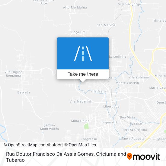 Rua Doutor Francisco De Assis Gomes map