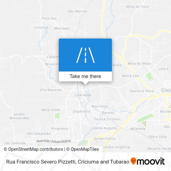 Rua Francisco Severo Pizzetti map