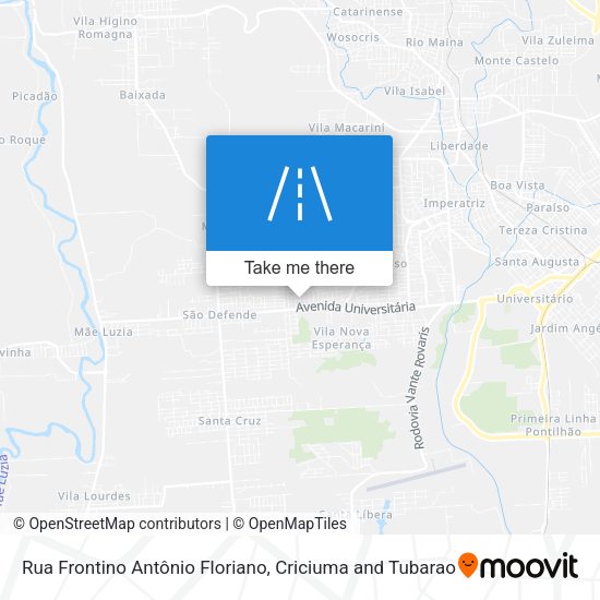 Rua Frontino Antônio Floriano map