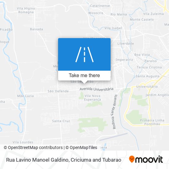 Rua Lavino Manoel Galdino map