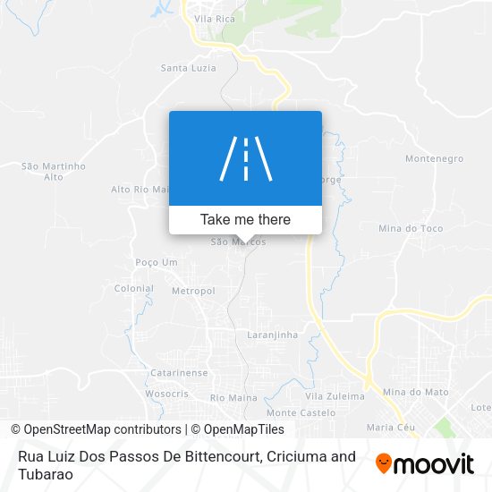 Rua Luiz Dos Passos De Bittencourt map