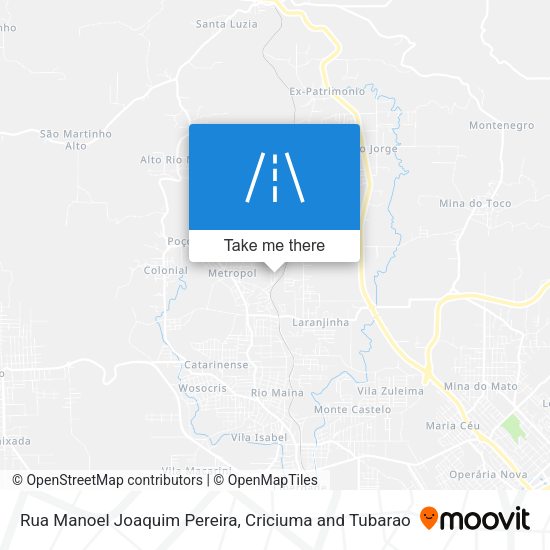 Rua Manoel Joaquim Pereira map