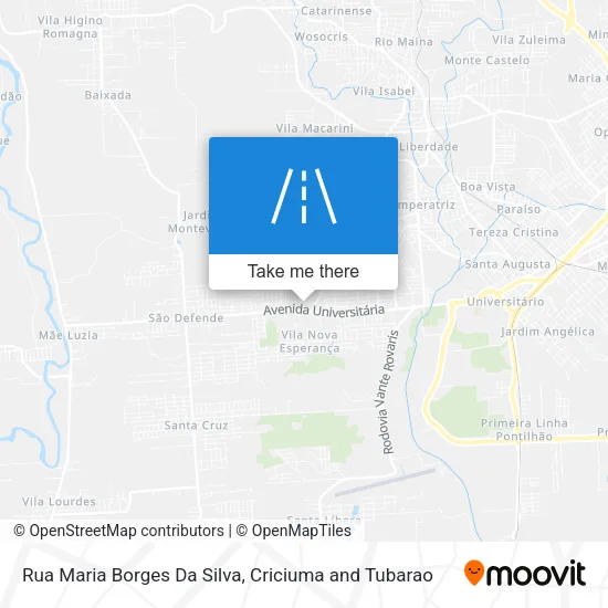 Rua Maria Borges Da Silva map