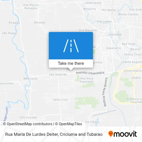 Rua Maria De Lurdes Deiter map