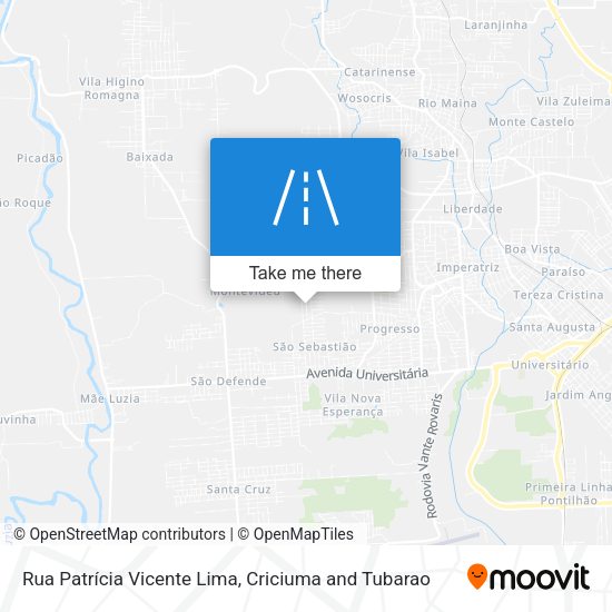 Rua Patrícia Vicente Lima map