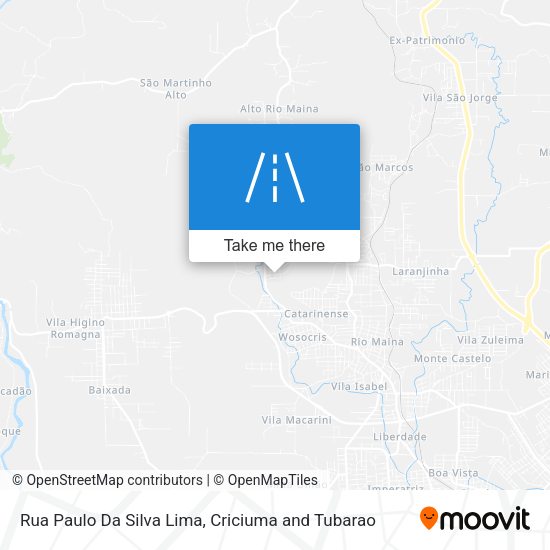 Rua Paulo Da Silva Lima map
