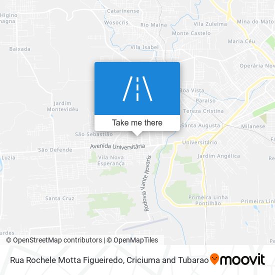 Mapa Rua Rochele Motta Figueiredo