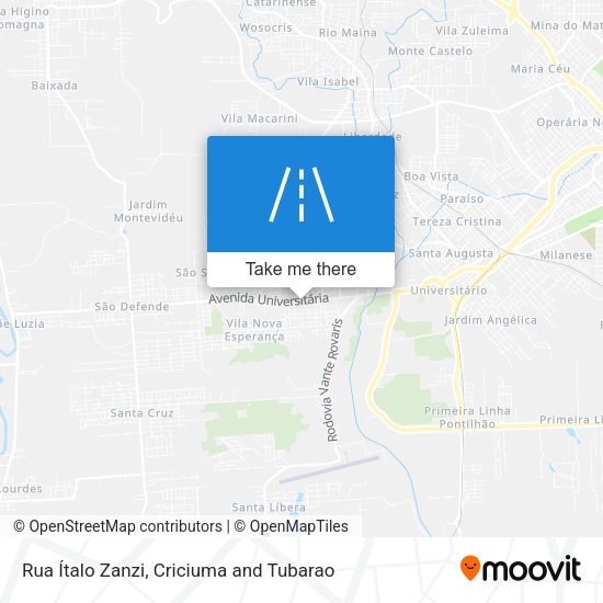 Rua Ítalo Zanzi map